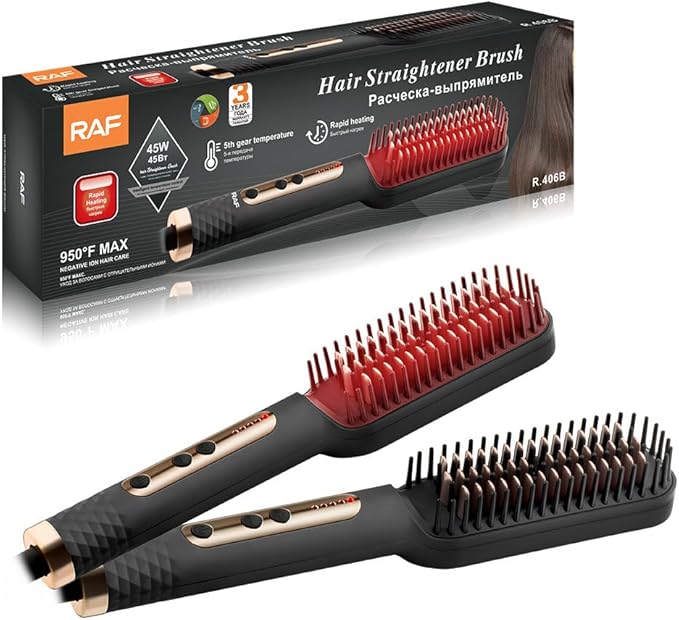 RAF Hair Straightener Brush