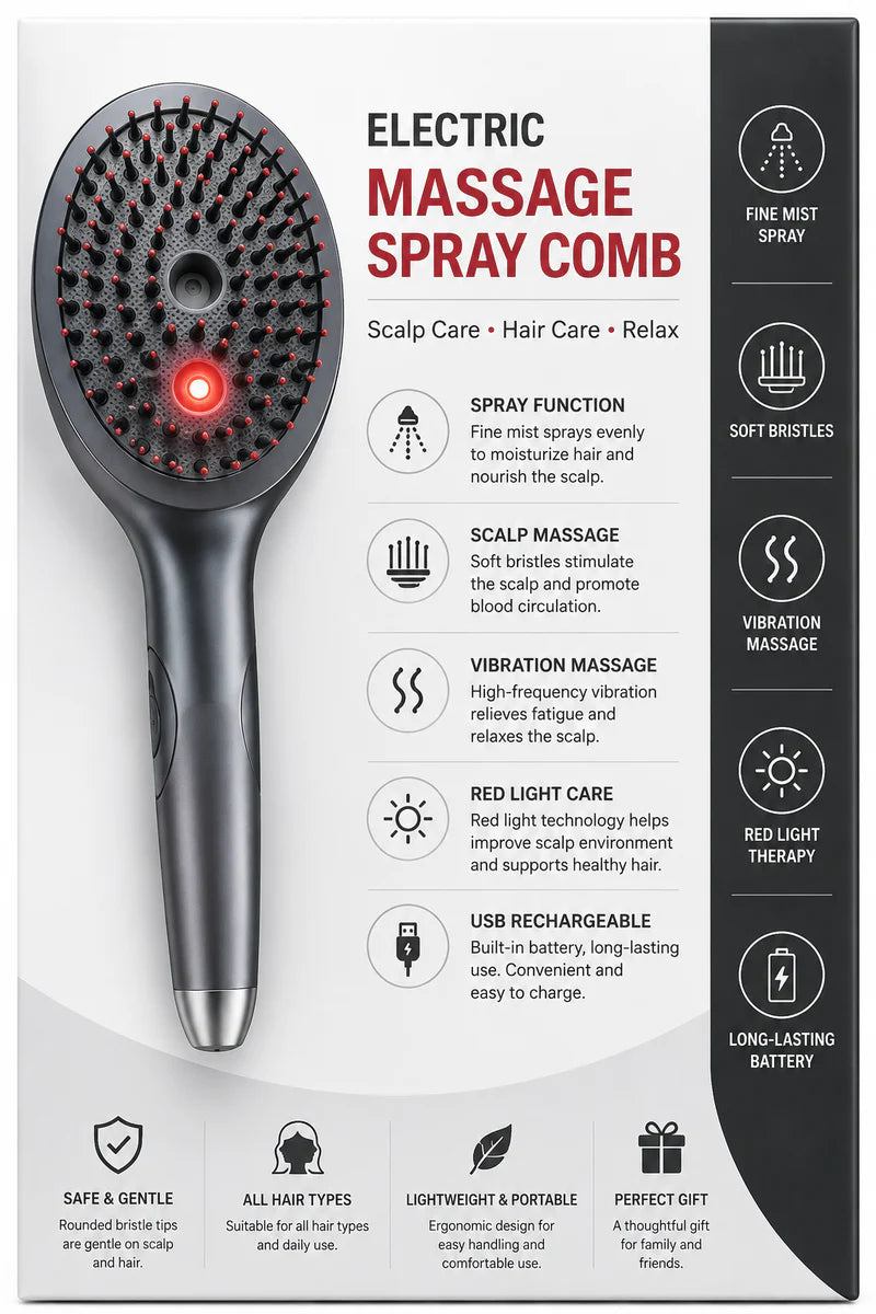 Electric Massage Spray Comb
