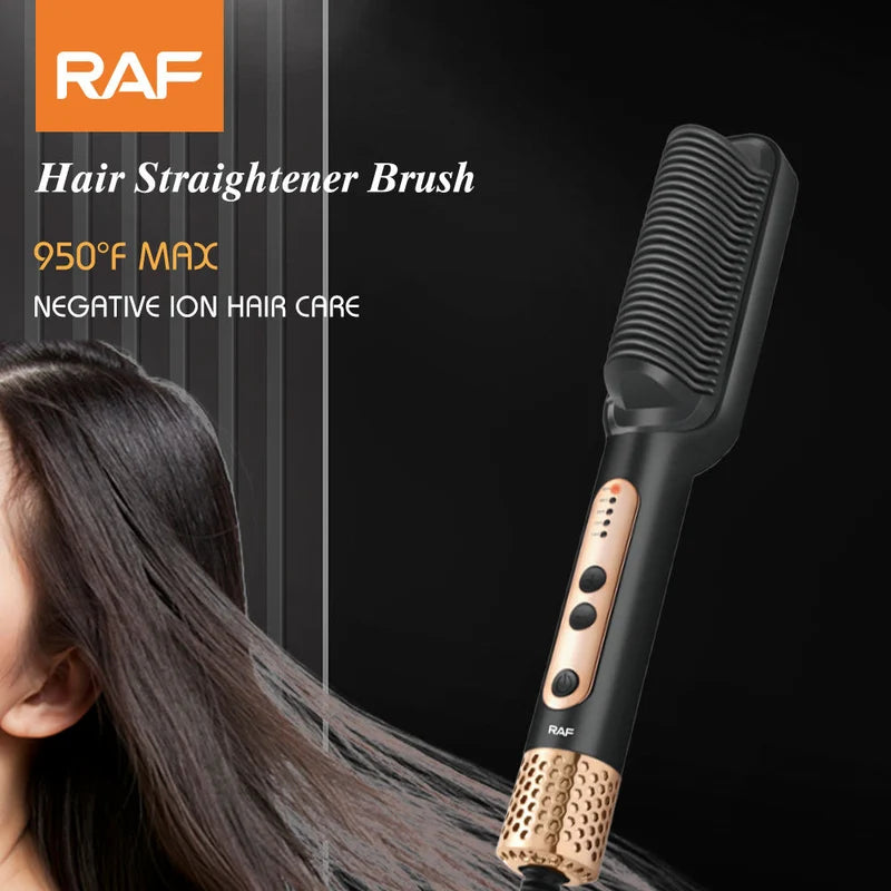 RAF Hair Straightener Brush